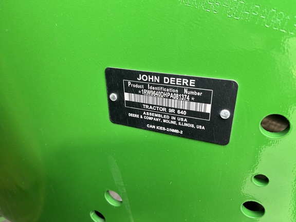 2023 John Deere 9R 640 Tractor 4WD