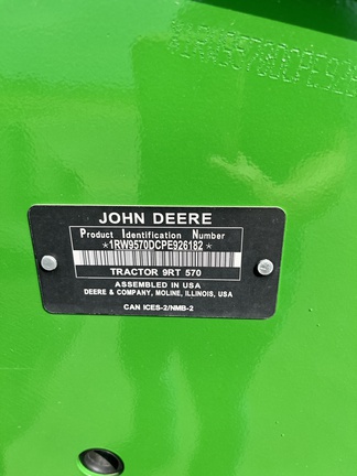 2023 John Deere 9RT 570 Tractor Rubber Track