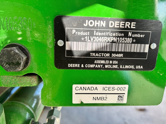 2023 John Deere 3046R Tractor Compact