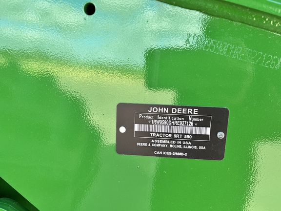 2024 John Deere 9RT 590 Tractor Rubber Track