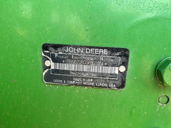 2016 John Deere 9570RX Tractor Rubber Track