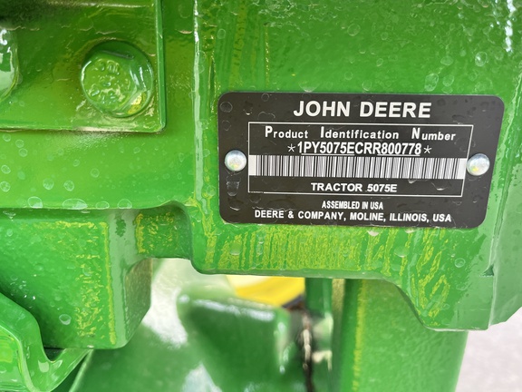 2024 John Deere 5075E Tractor