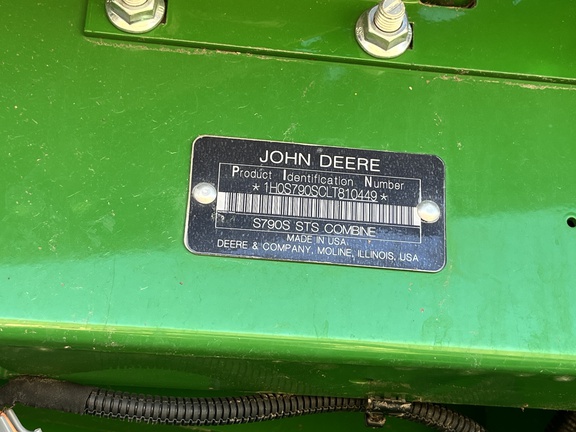 2020 John Deere S790 Combine