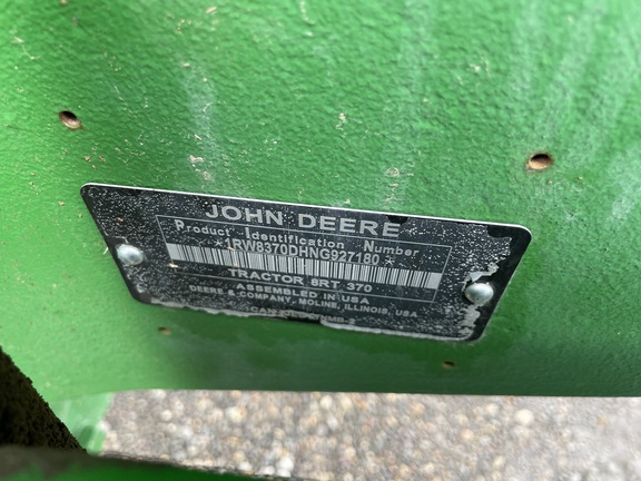 2022 John Deere 8RT 370 Tractor Rubber Track