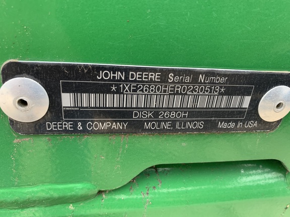 2024 John Deere 2680H Disk