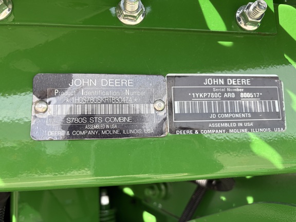 2024 John Deere S780 Combine