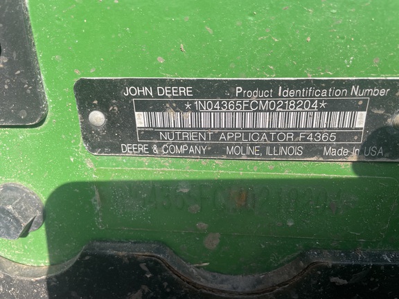 2021 John Deere F4365 Misc