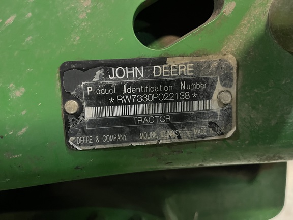 2010 John Deere 7330 Tractor