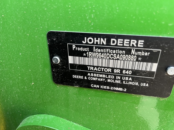 2025 John Deere 9R 640 Tractor 4WD