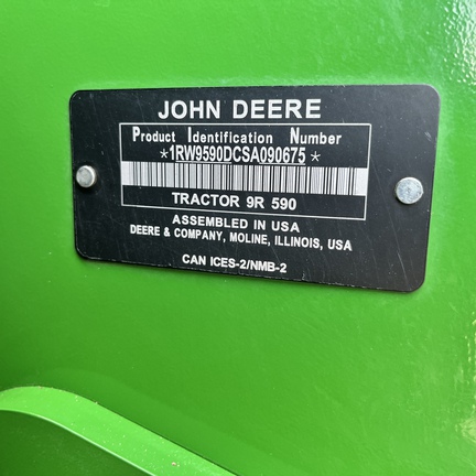 2025 John Deere 9R 590 Tractor 4WD