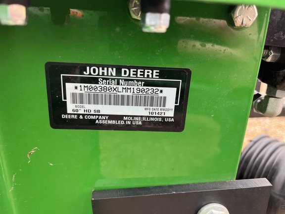 2021 John Deere 60" HD Snow Blower
