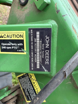 2012 John Deere 265 Mower