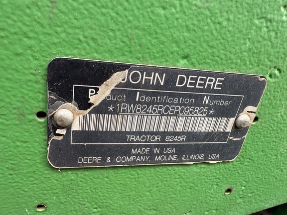 2014 John Deere 8245R Tractor