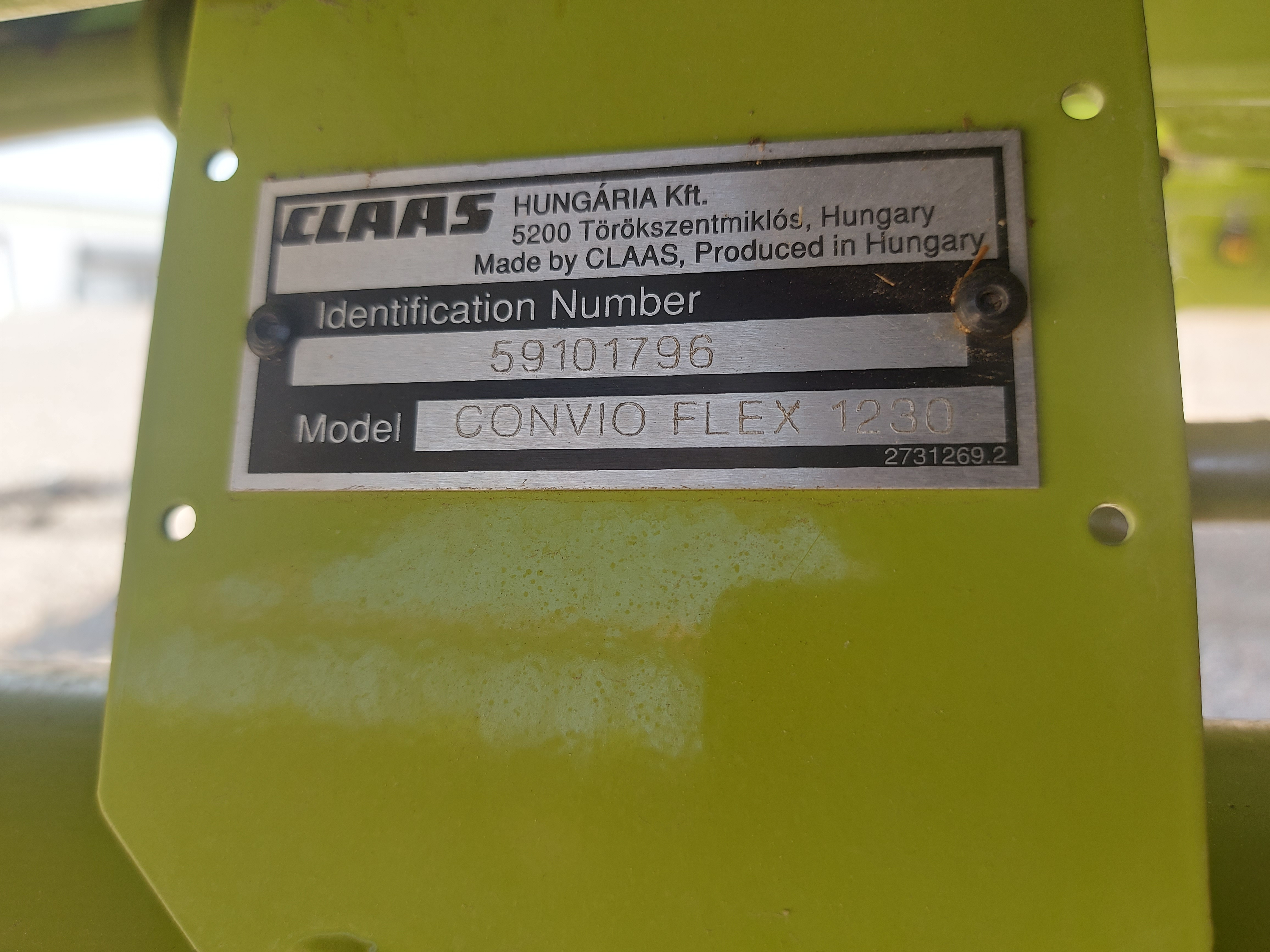 2023 CLAAS CONVIO 1230 Header Combine