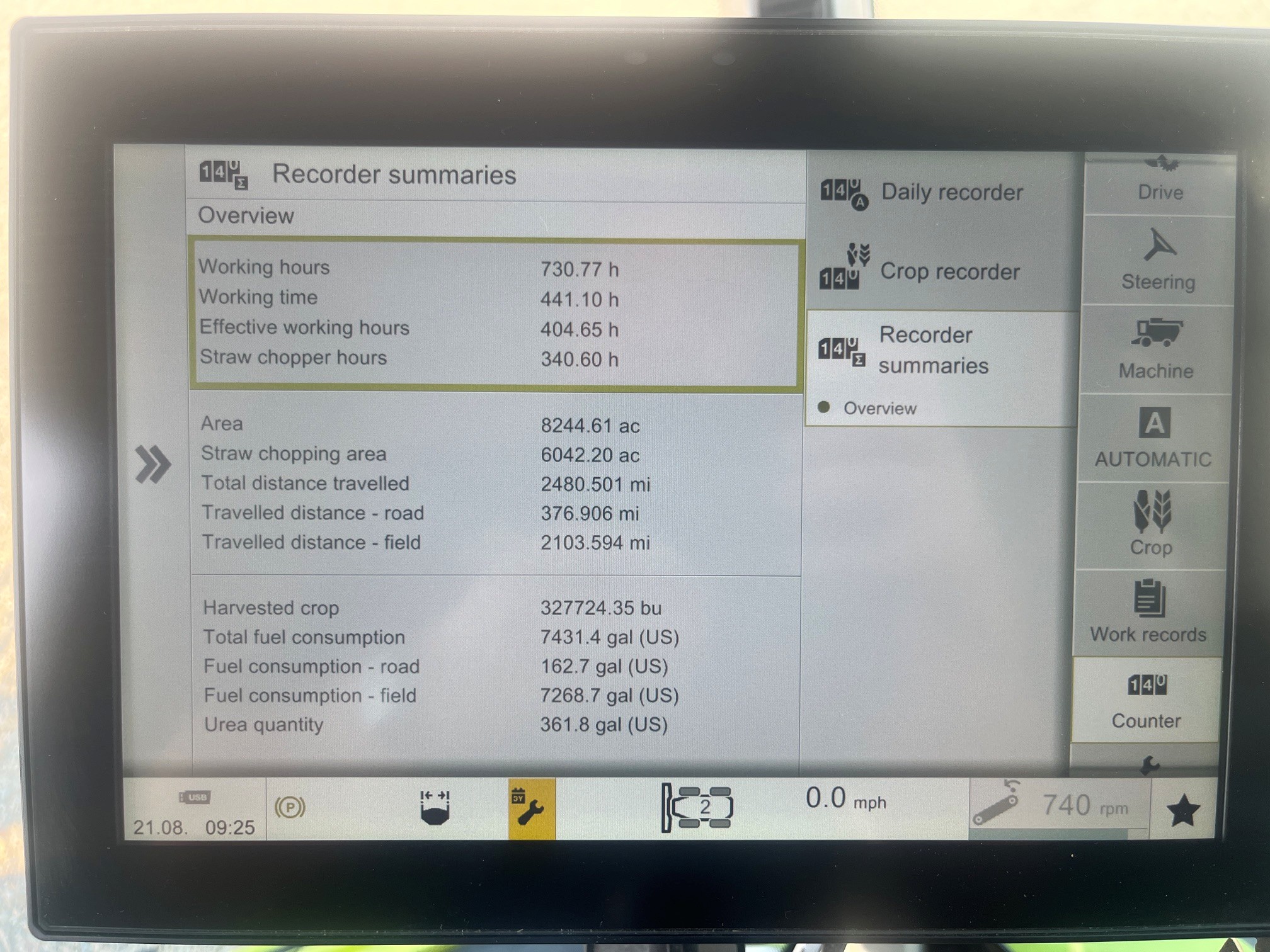 2021 CLAAS LEXION 8600 Combine