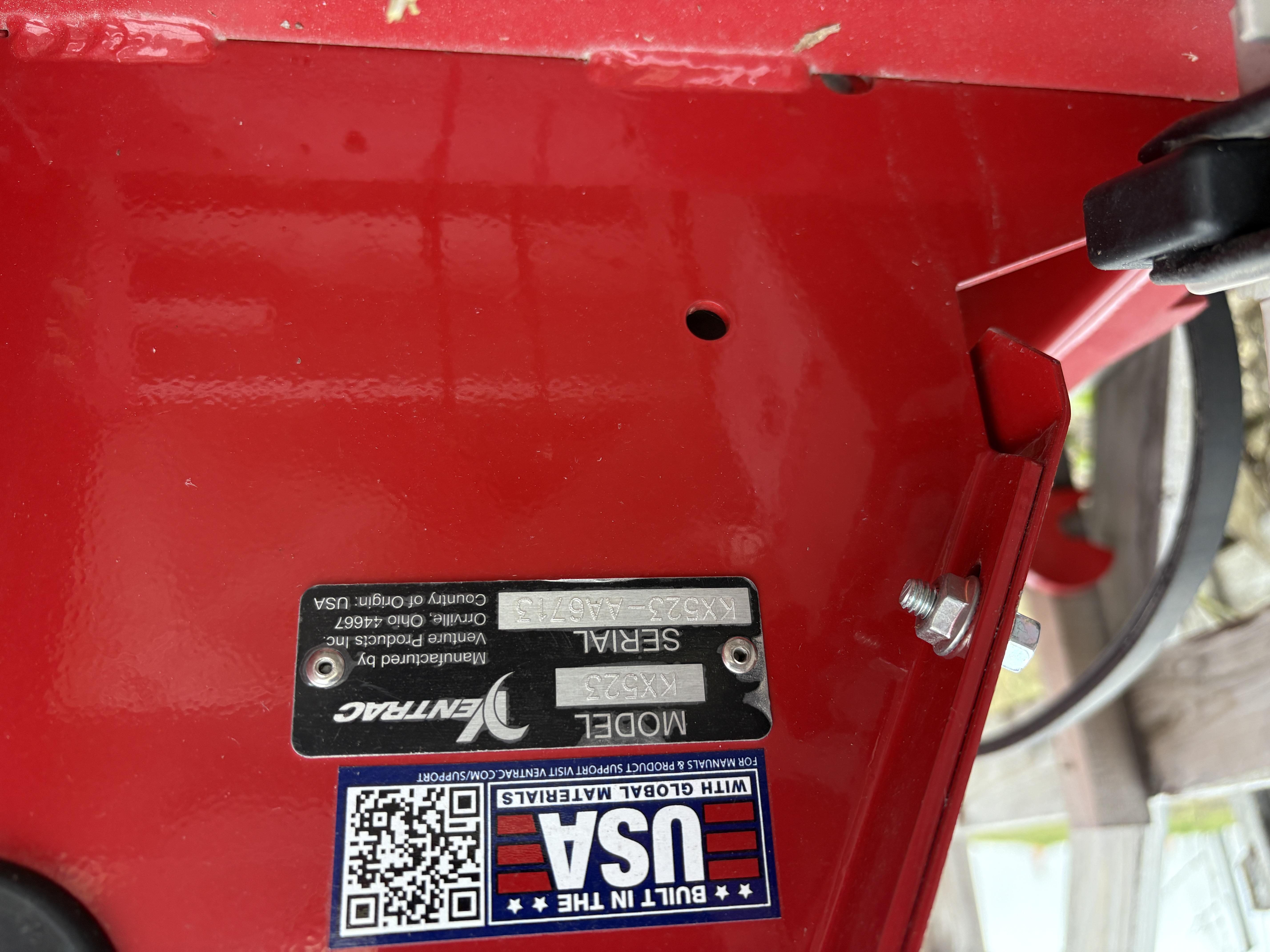 2023 Ventrac KX523 L & G Attachment
