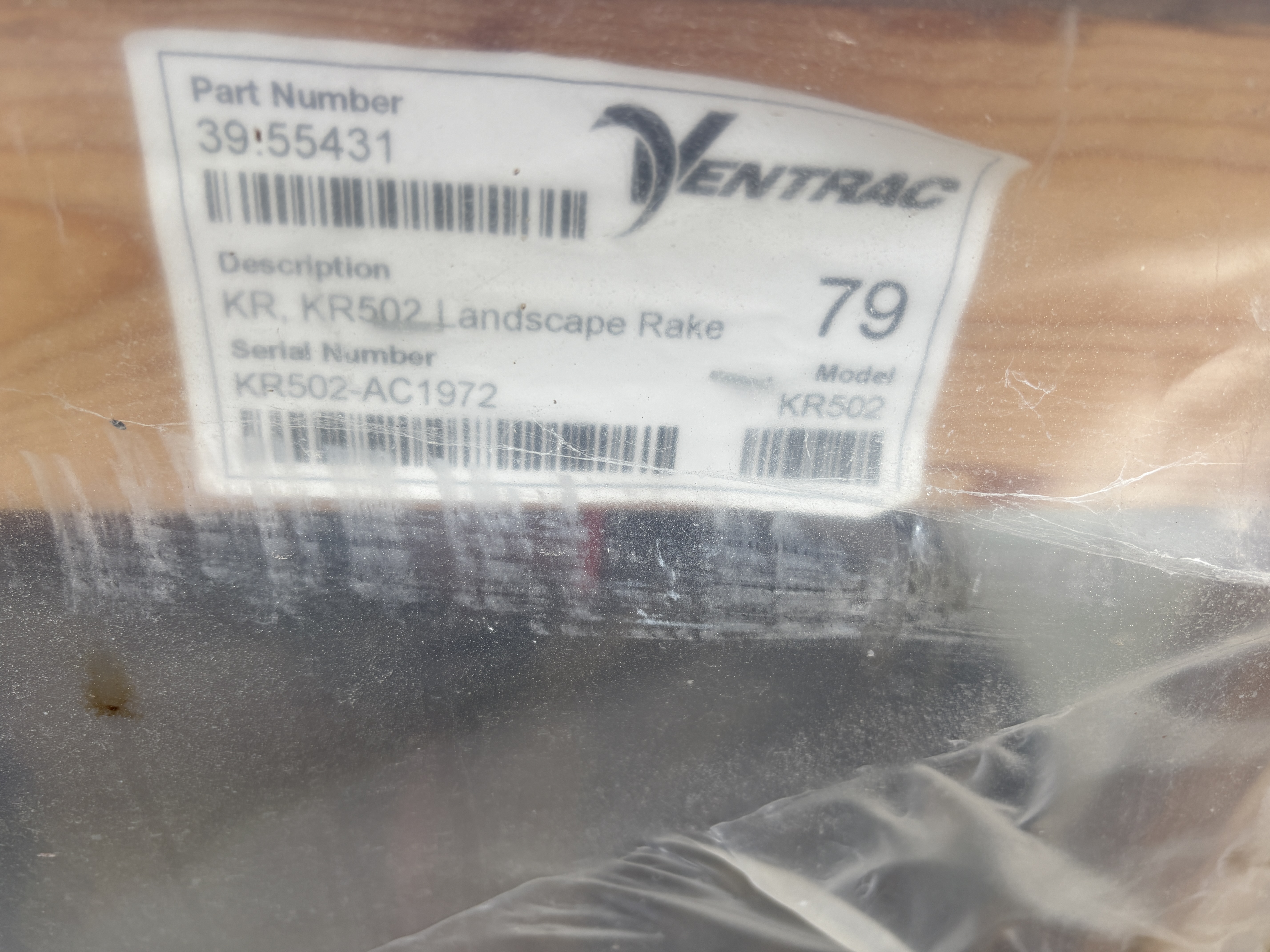 2023 Ventrac KR502 L & G Attachment