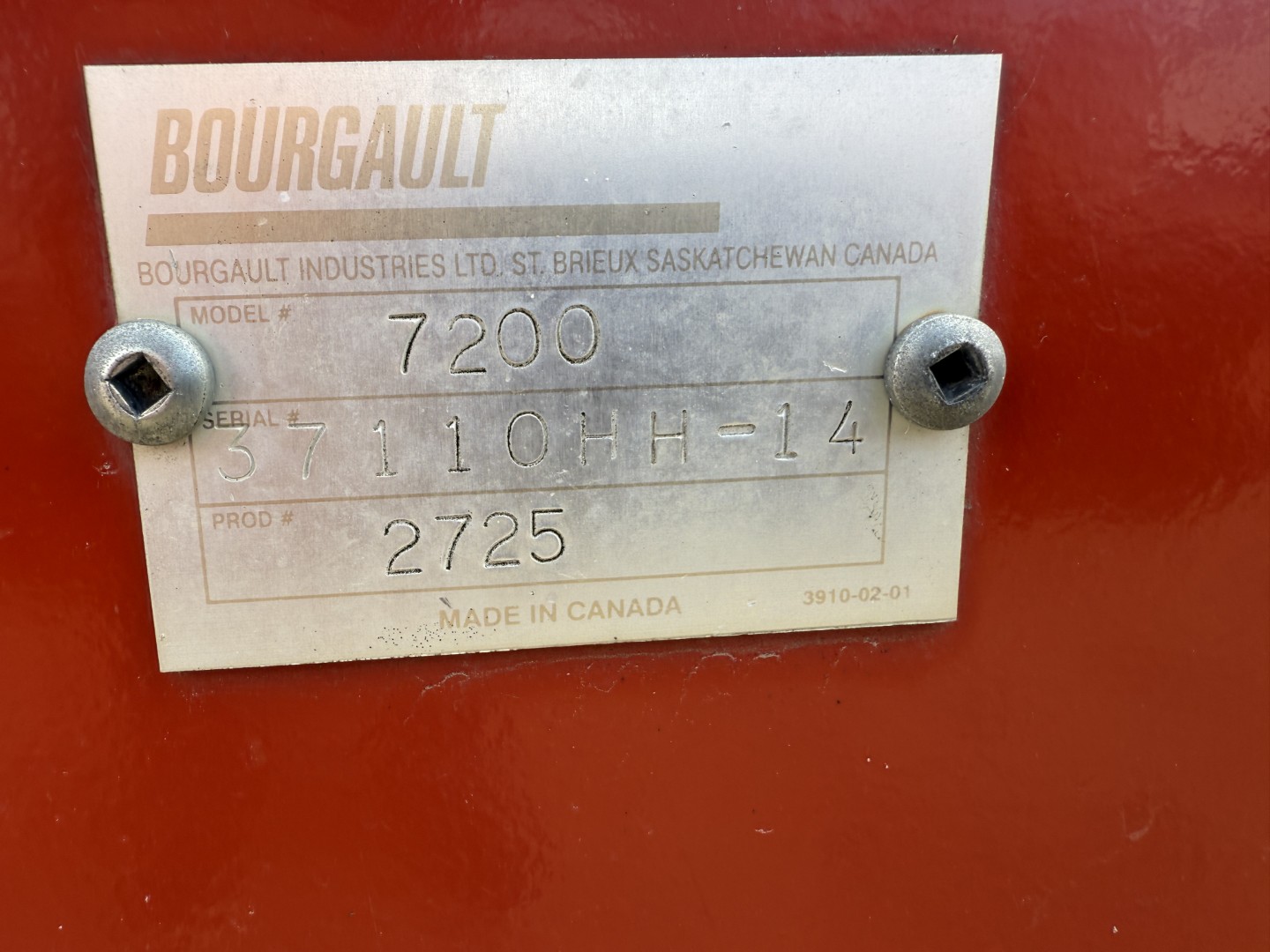 2007 Bourgault 7200 Harrow Heavy