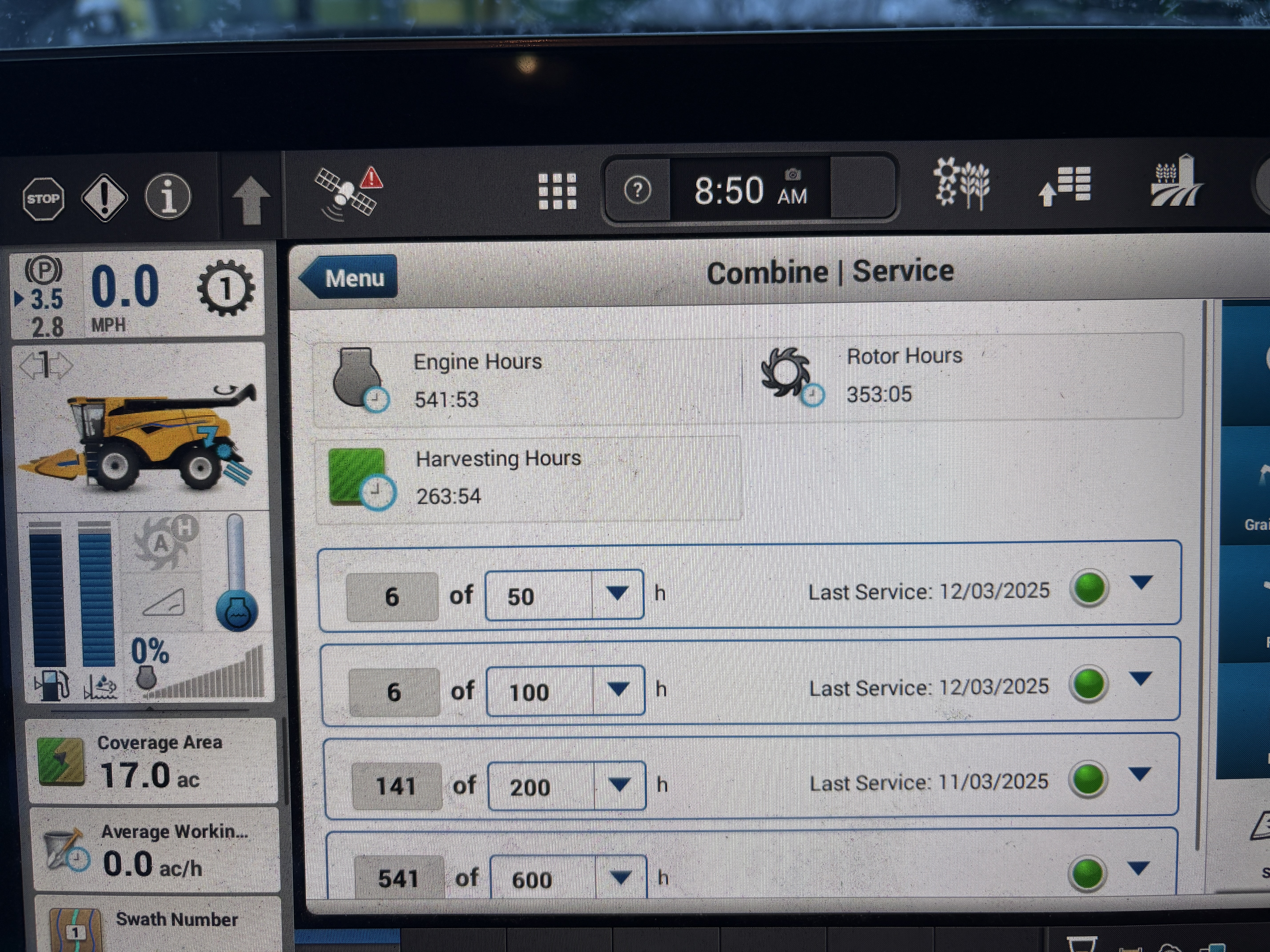 2025 New Holland CR9.90Z Combine