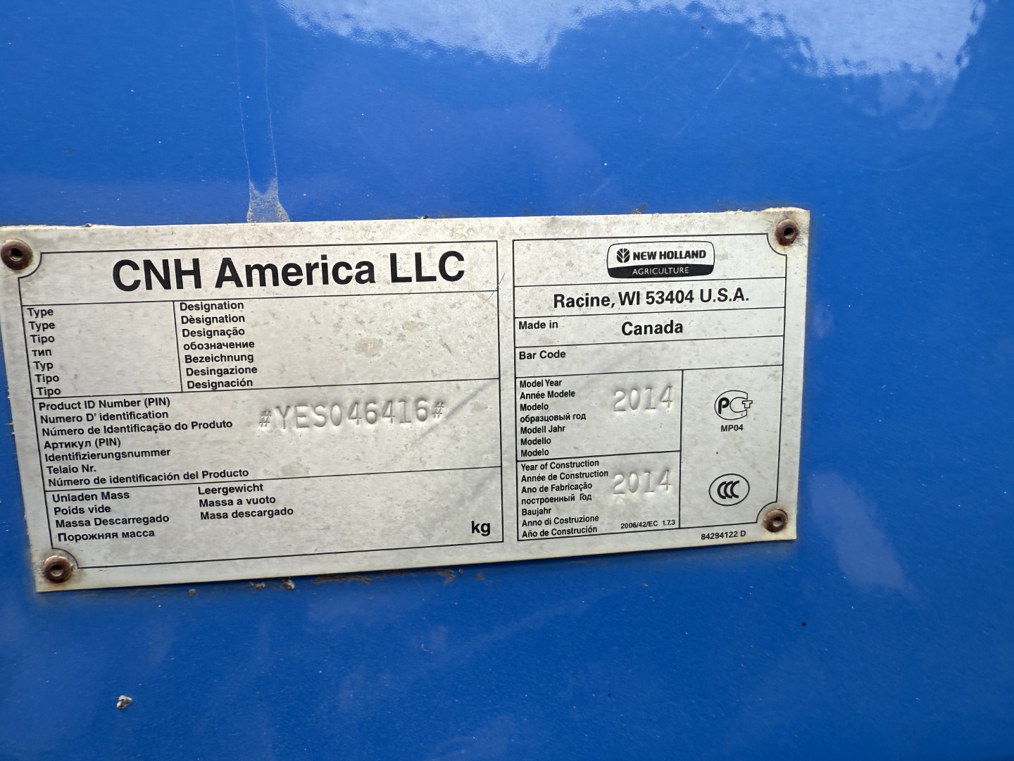 2014 New Holland P2080 Air Drill