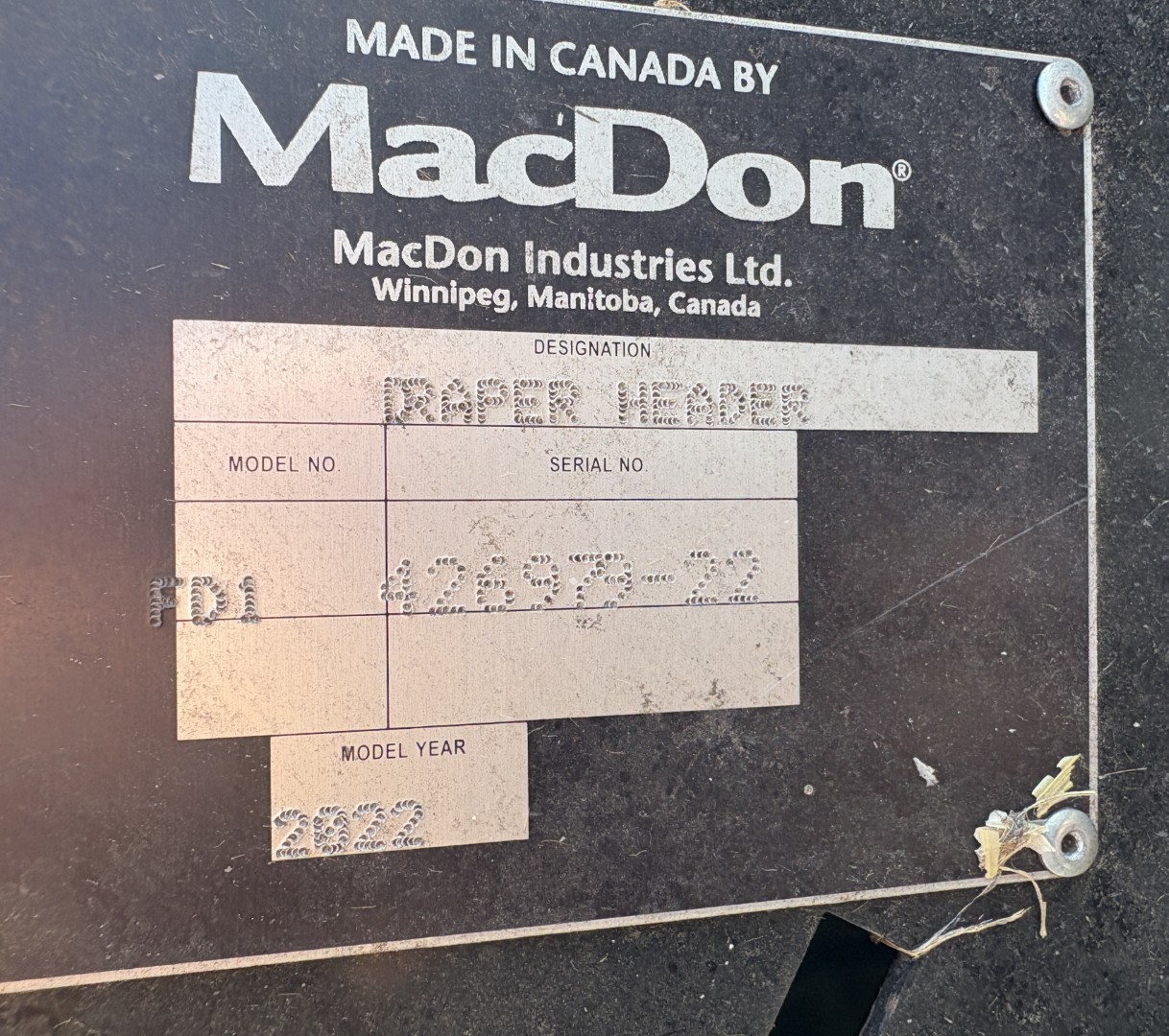 2022 MacDon FD140 Header Draper Flex