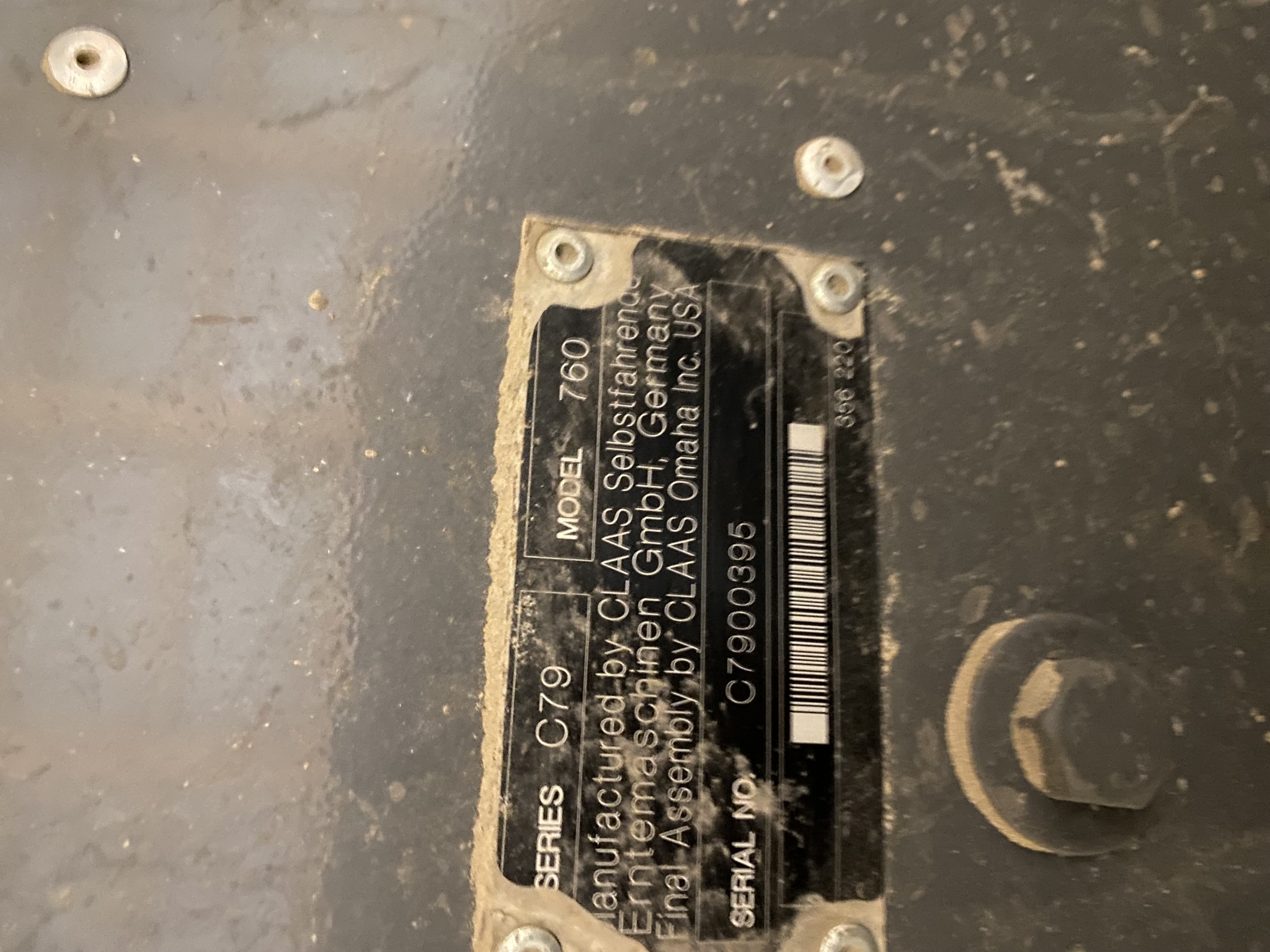 2017 CLAAS 760TT Combine