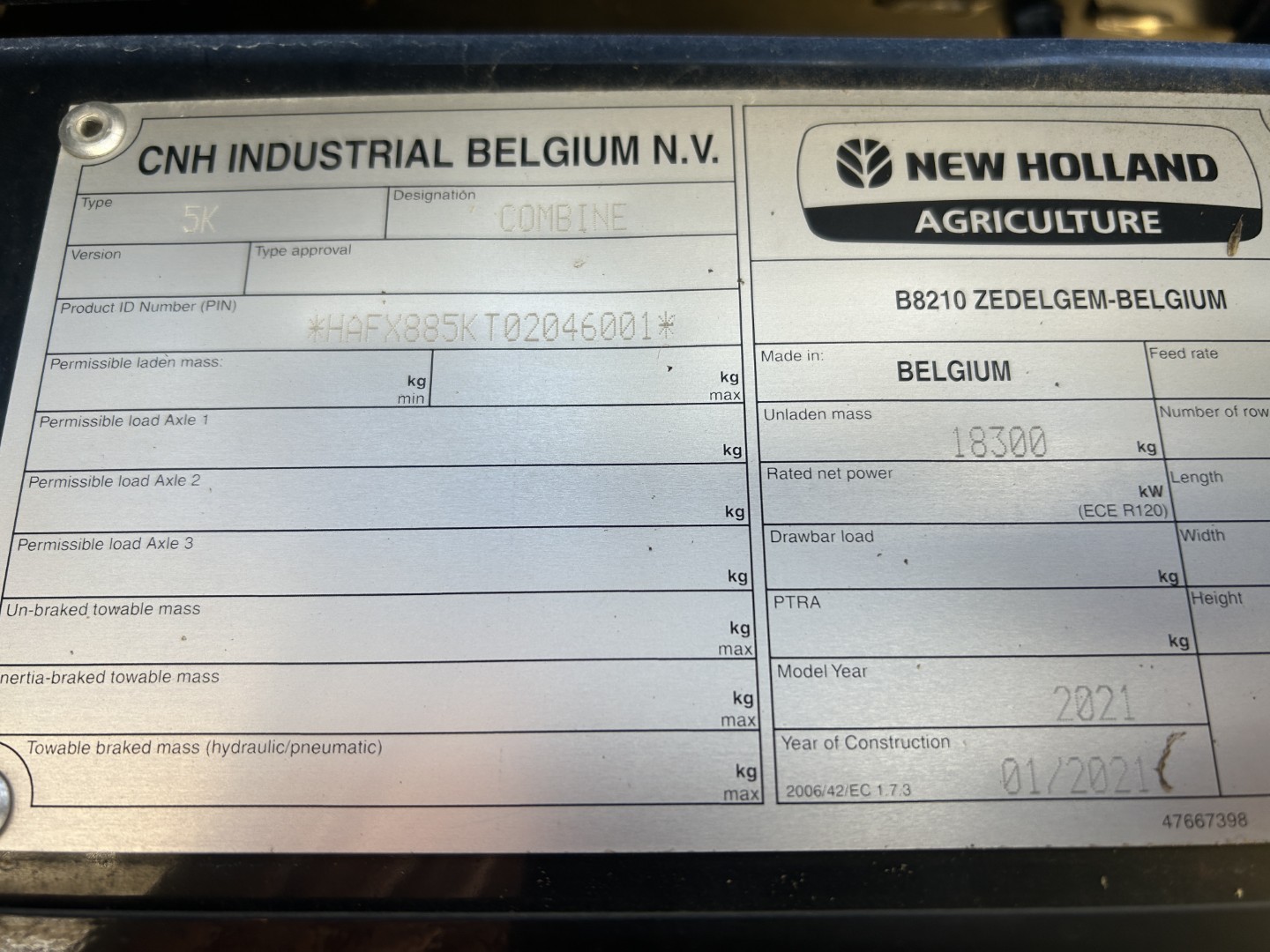 2021 New Holland CX8.80 Combine