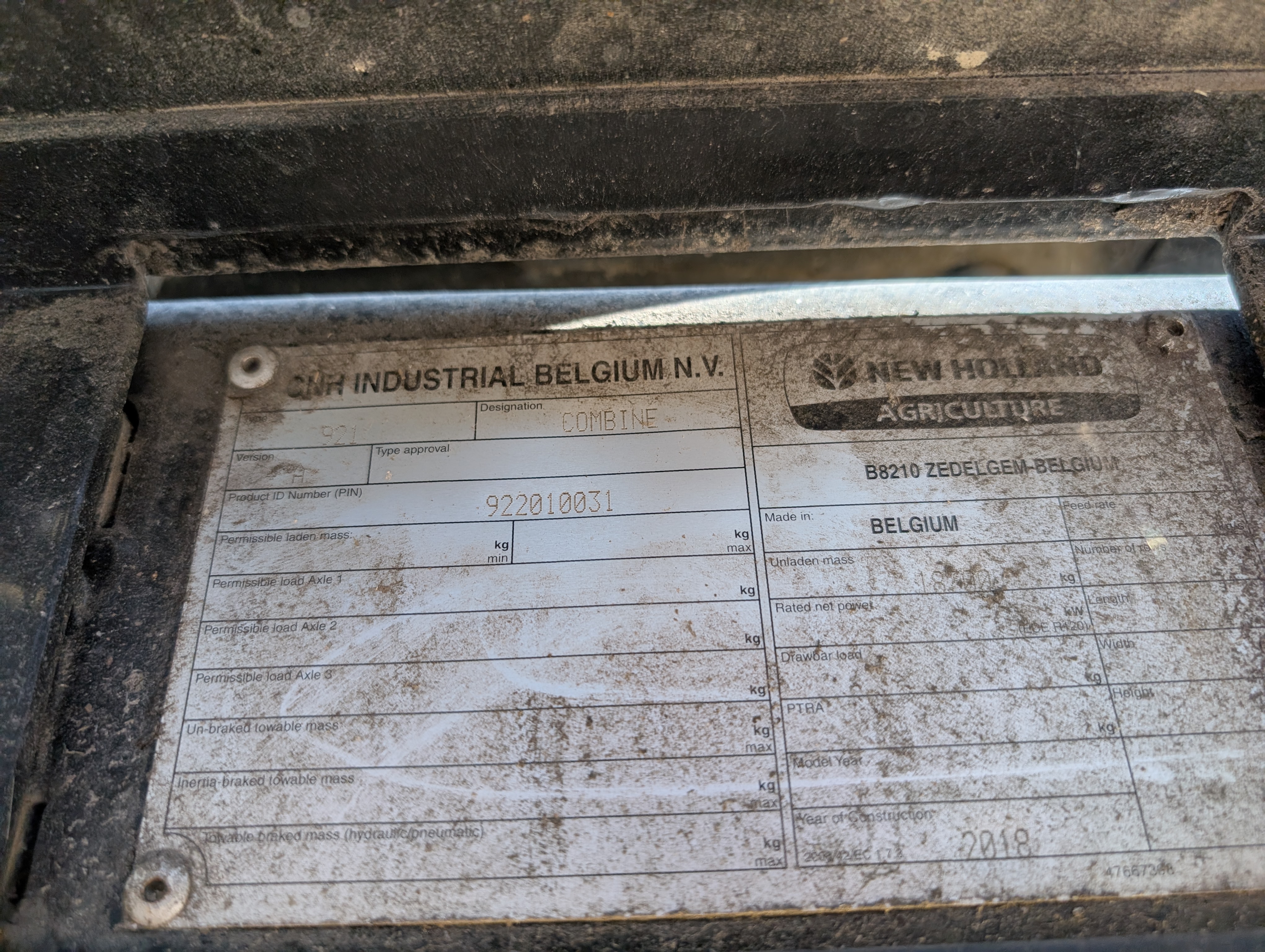 2018 New Holland CR8.90Z Combine