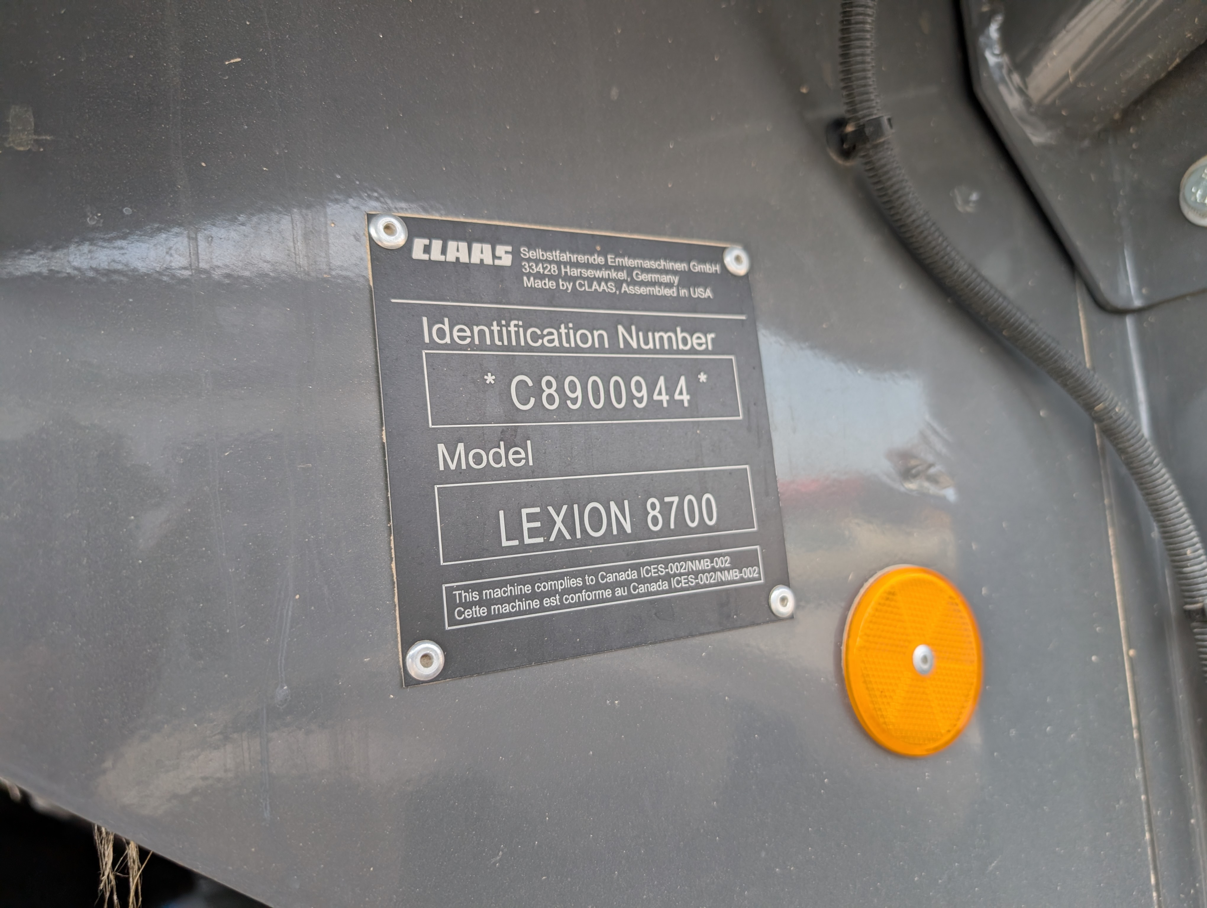 2022 CLAAS 8700 Combine