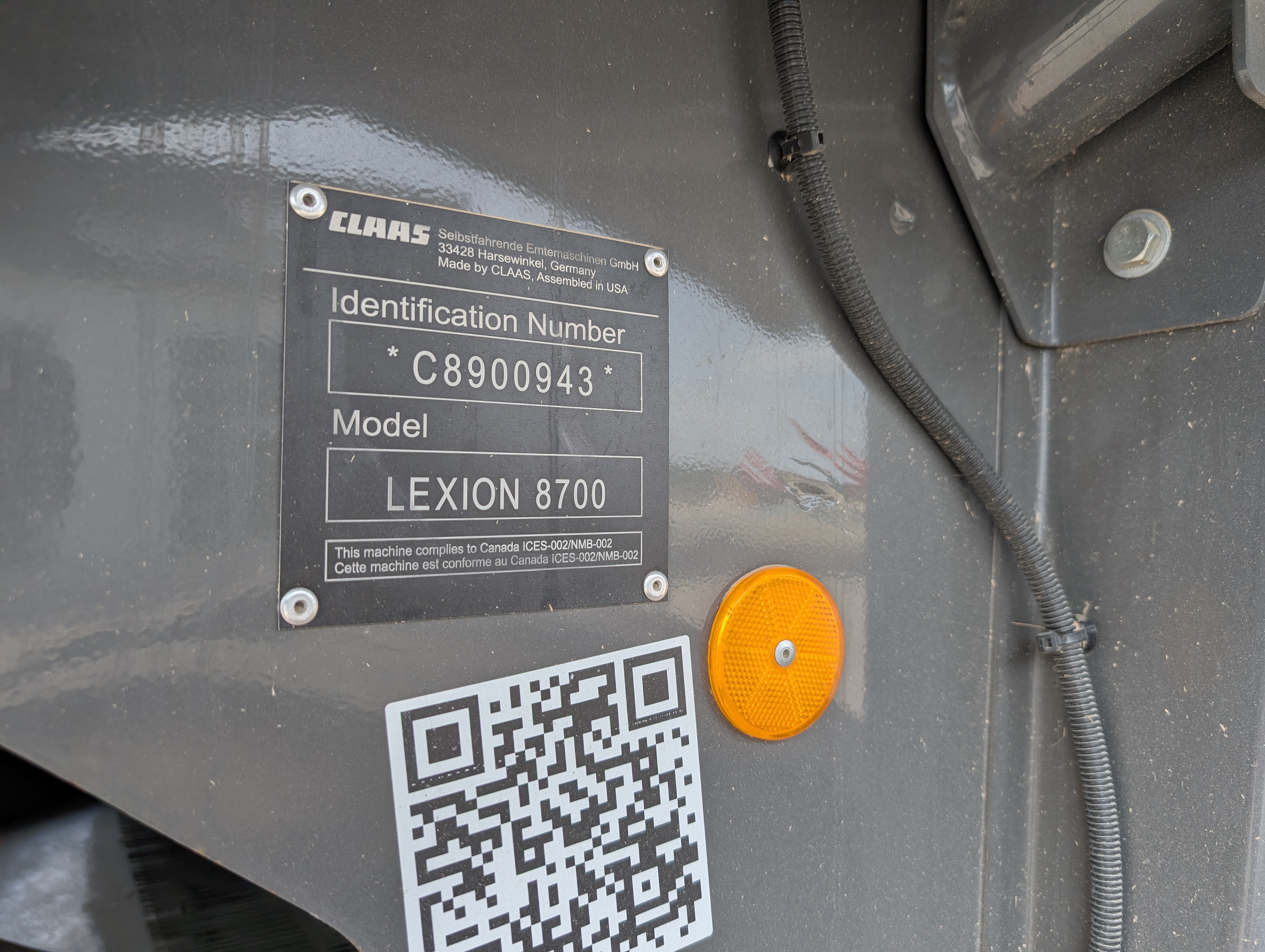 2022 CLAAS 8700 Combine