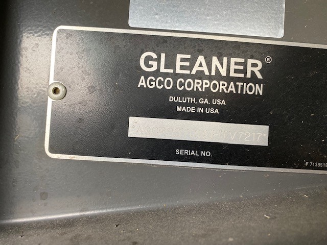 2022 Gleaner GLS97 Combine
