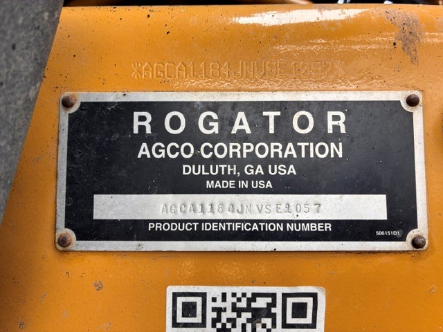 2010 RoGator 1184 Sprayer/High Clearance