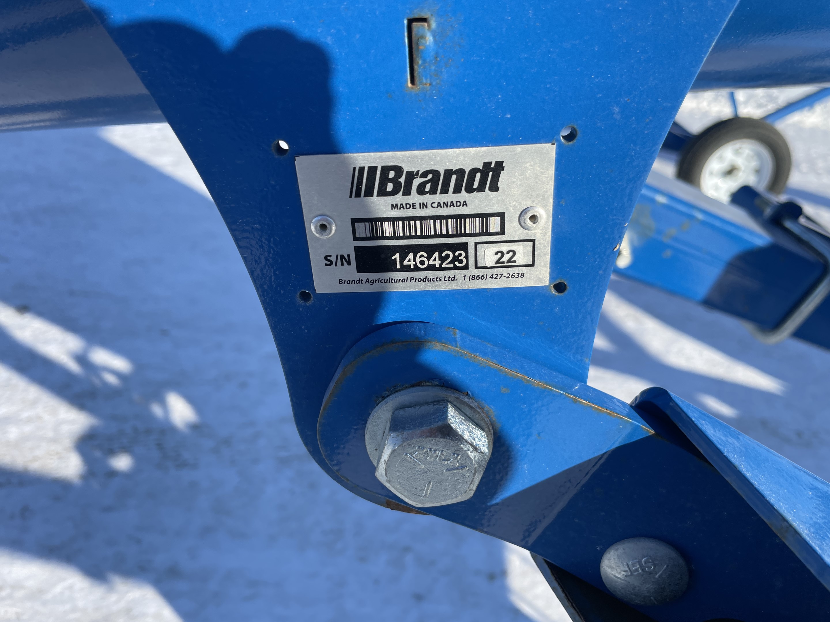 2022 Brandt 1345AHP Grain Auger