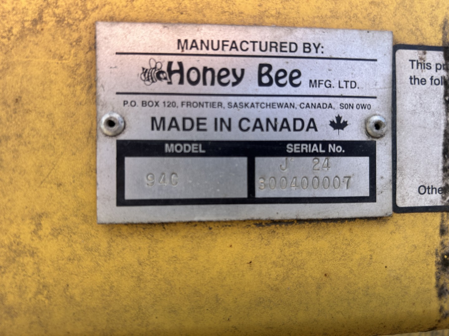 2004 New Holland 94C-30 Header Draper