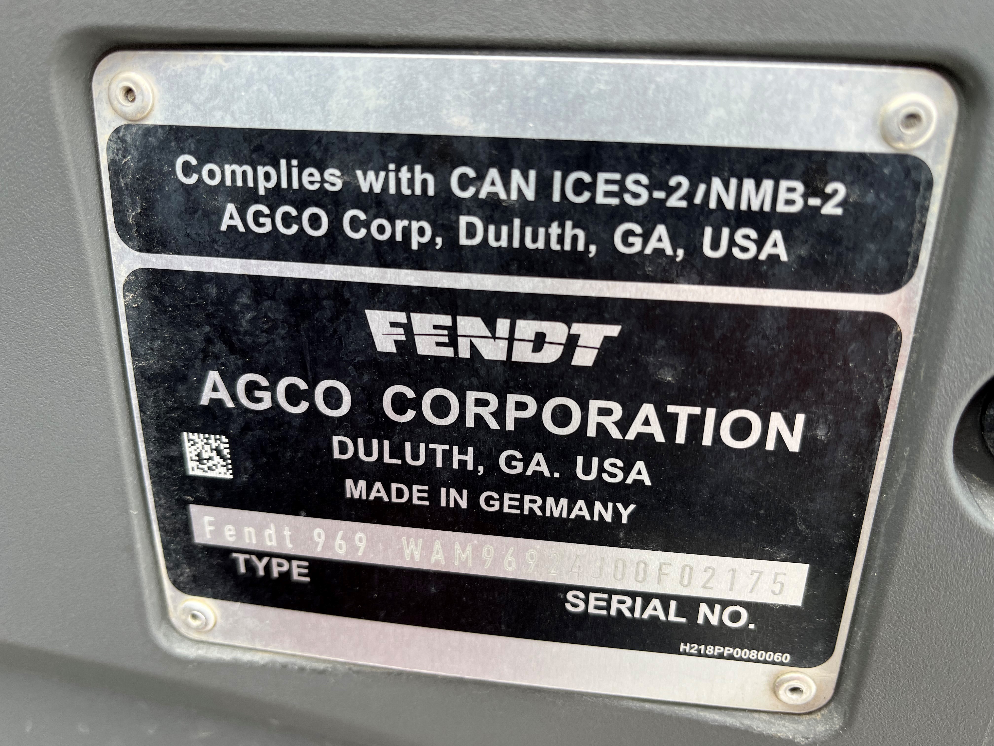 2024 Fendt 933 Gen7 Tractor