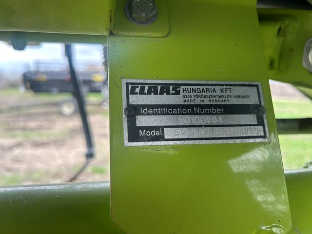 2022 CLAAS Convio Flex 1380 Header Combine