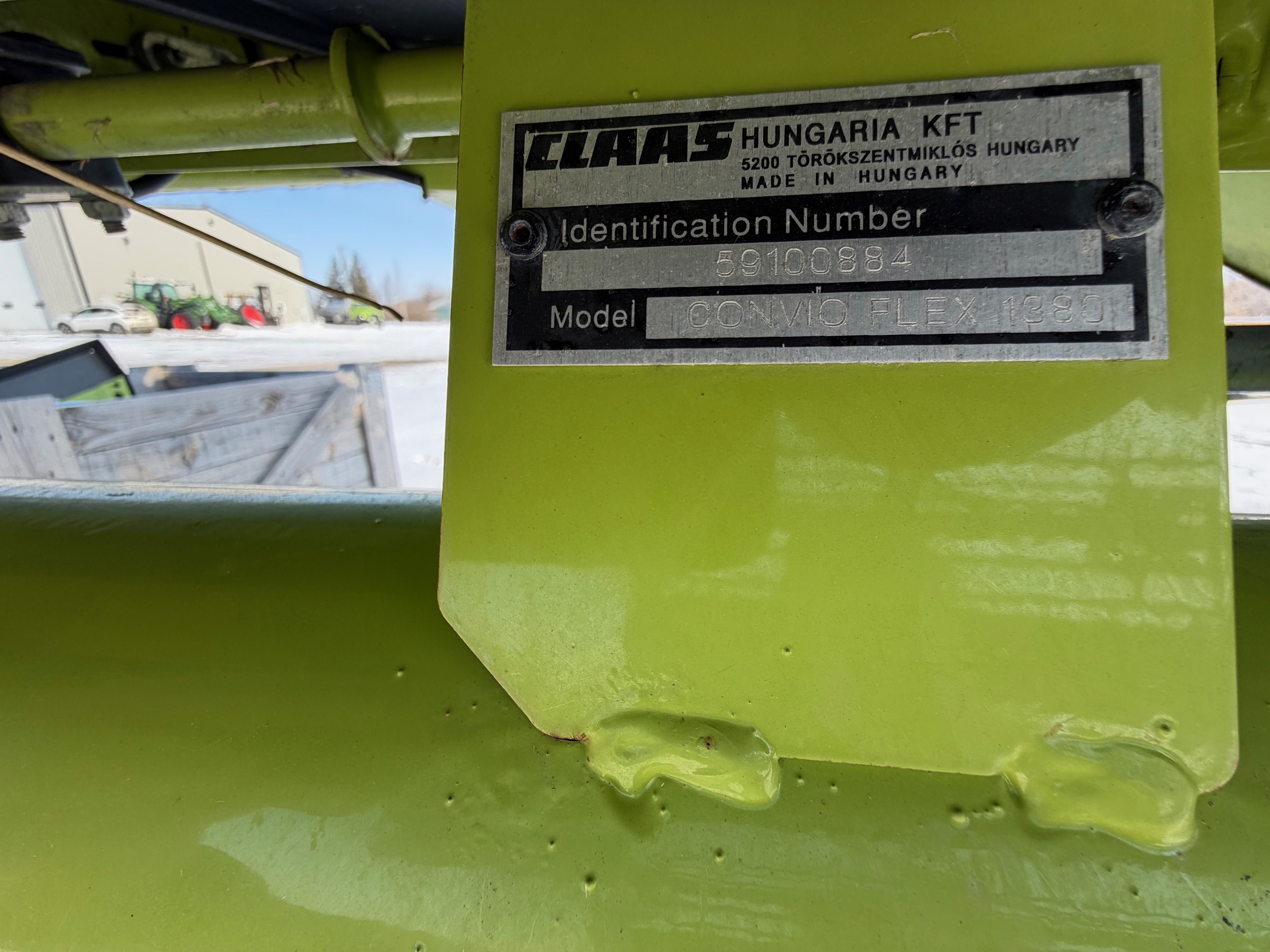 2022 CLAAS Convio Flex 1380 Header Combine