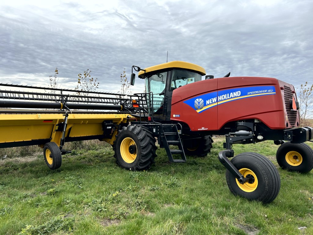 2017 New Holland 160 Windrower