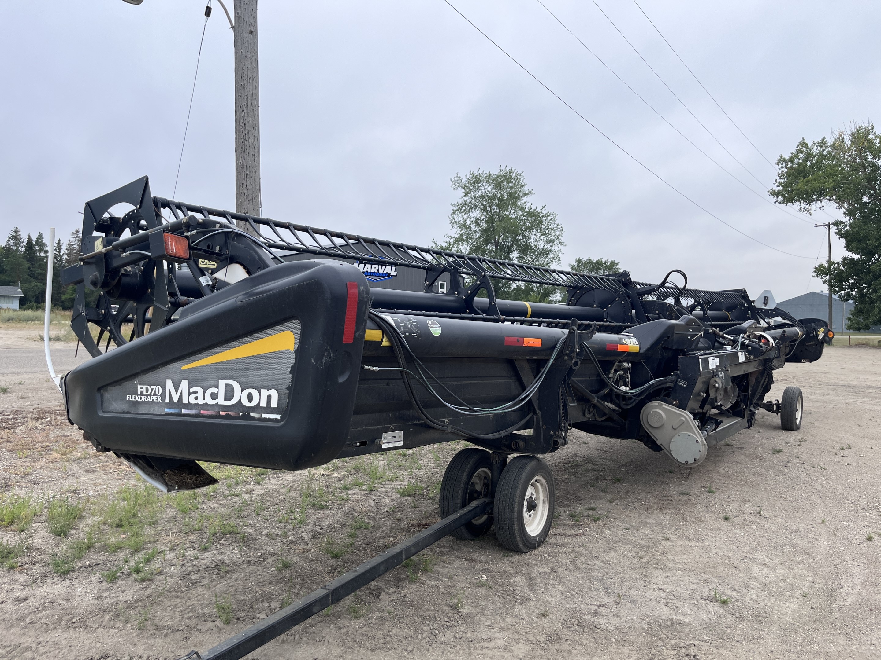 2012 MacDon FD70-40 Header Draper Flex