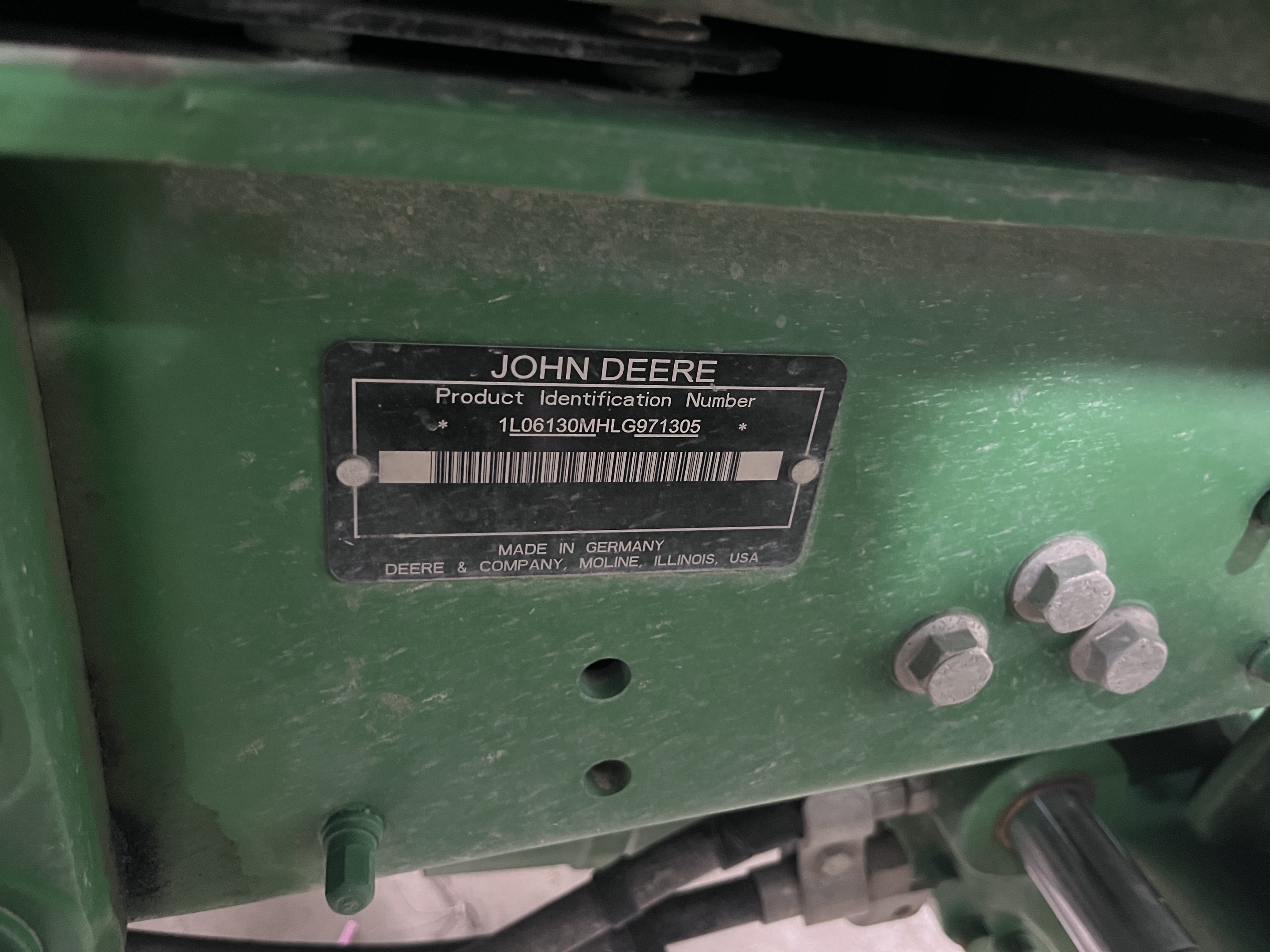 2020 John Deere 6130M CAB Tractor