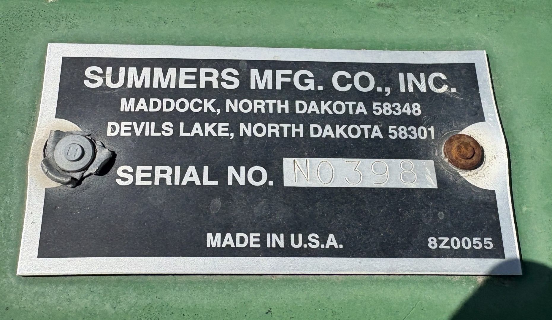 2014 Summers 2650 Harrow Heavy