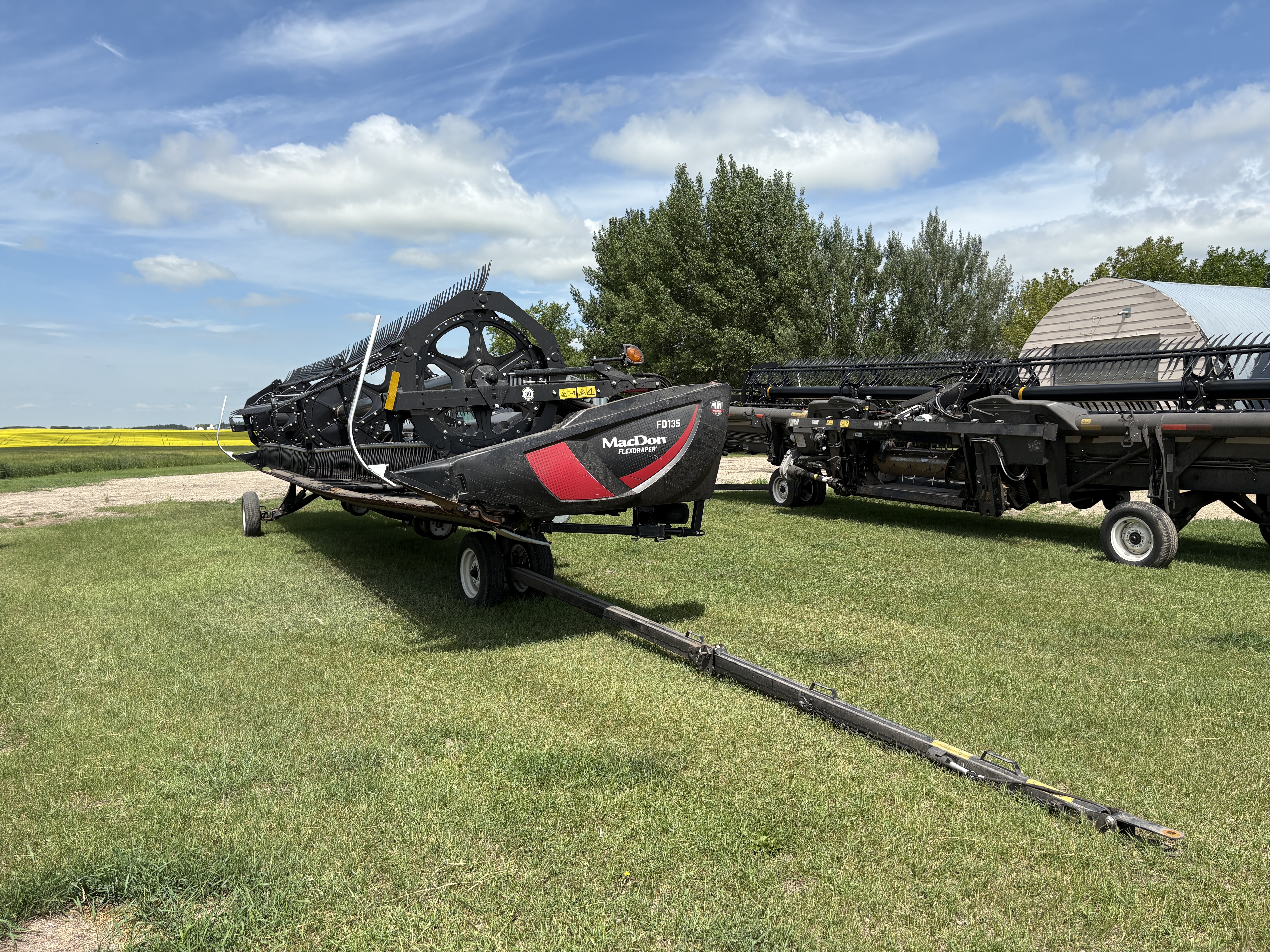 2019 MacDon FD135 Header Draper Flex