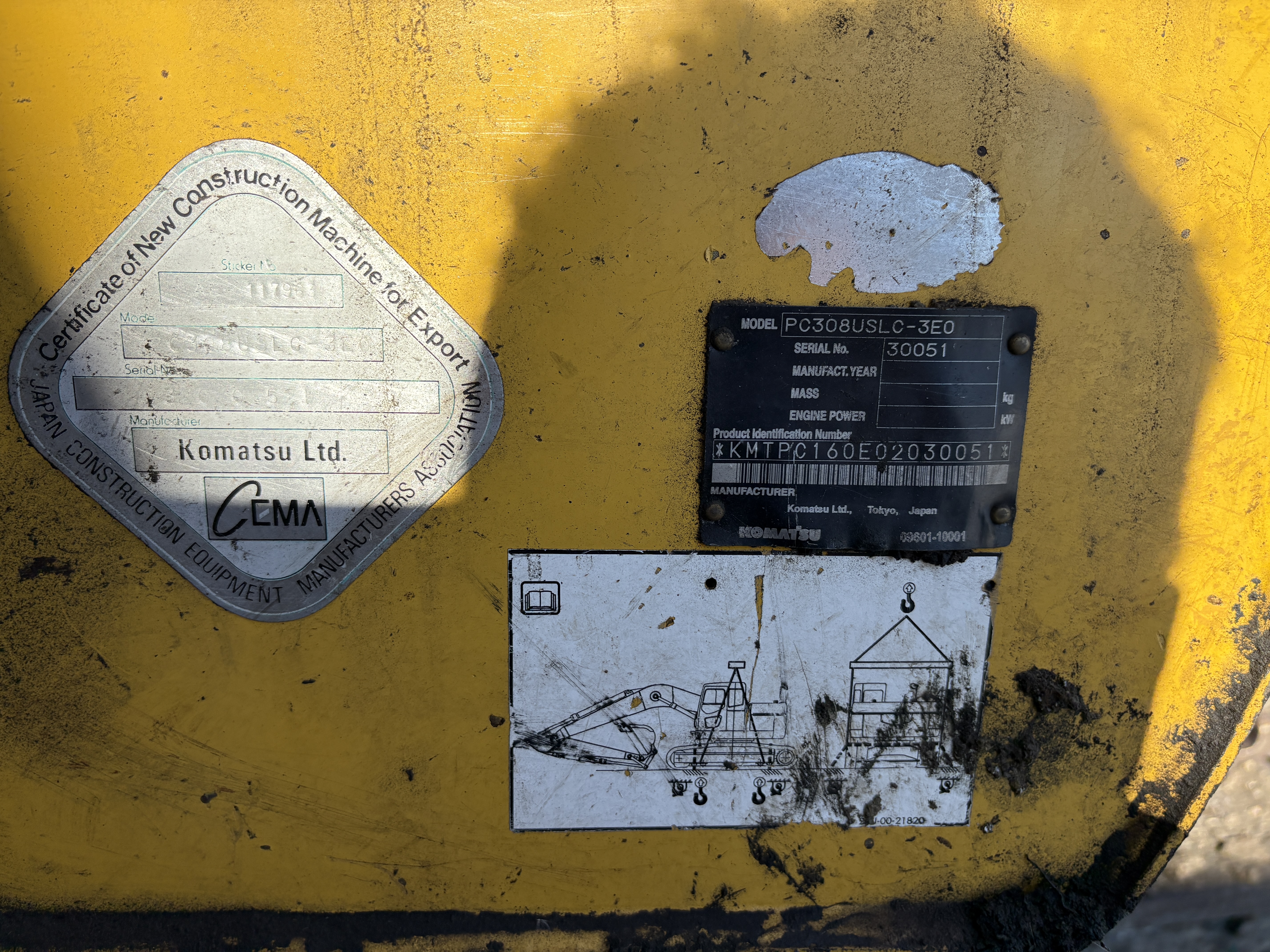 2007 Komatsu PC308USLC-3 Excavator