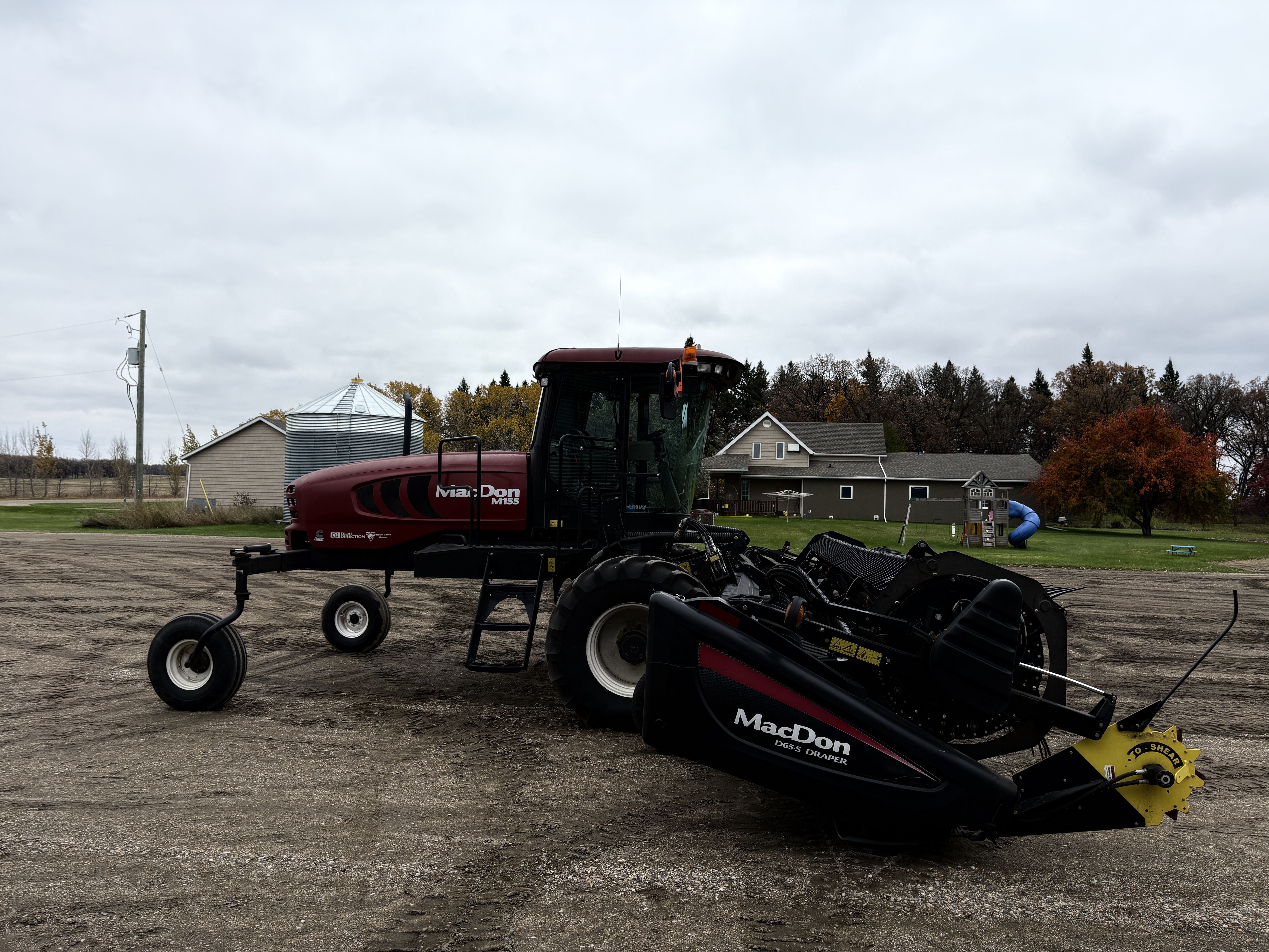 2014 MacDon M155 Windrower
