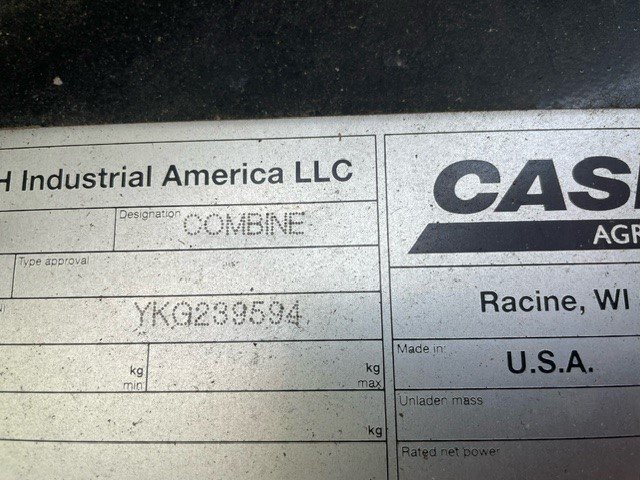 2019 Case 8250 Combine