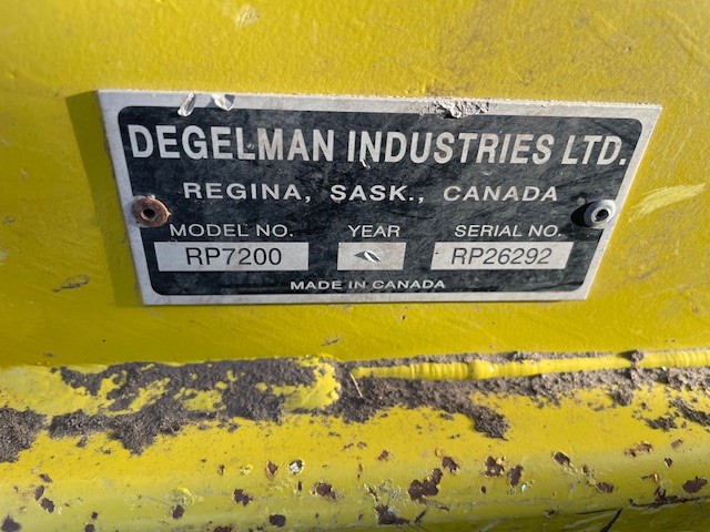 2020 Degelman RP7200 Row Crop Tillage