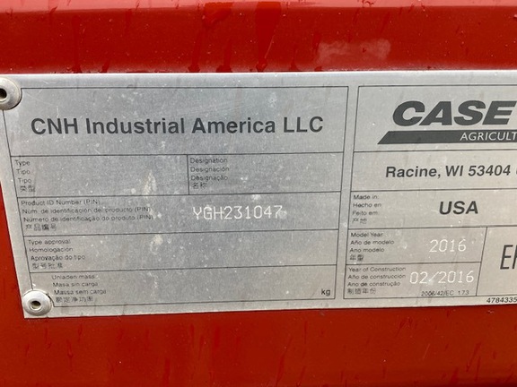 2016 Case IH 3020 Header Combine