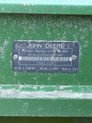 1998 John Deere 9200 Tractor 4WD
