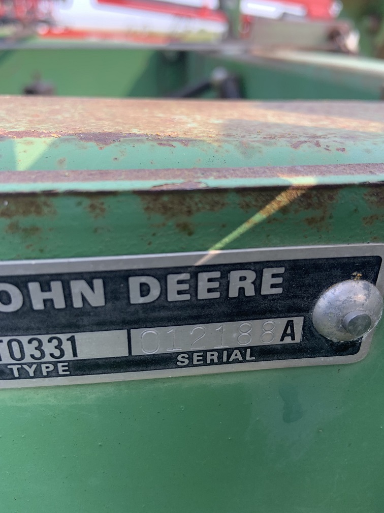 1986 John Deere 331 Disk