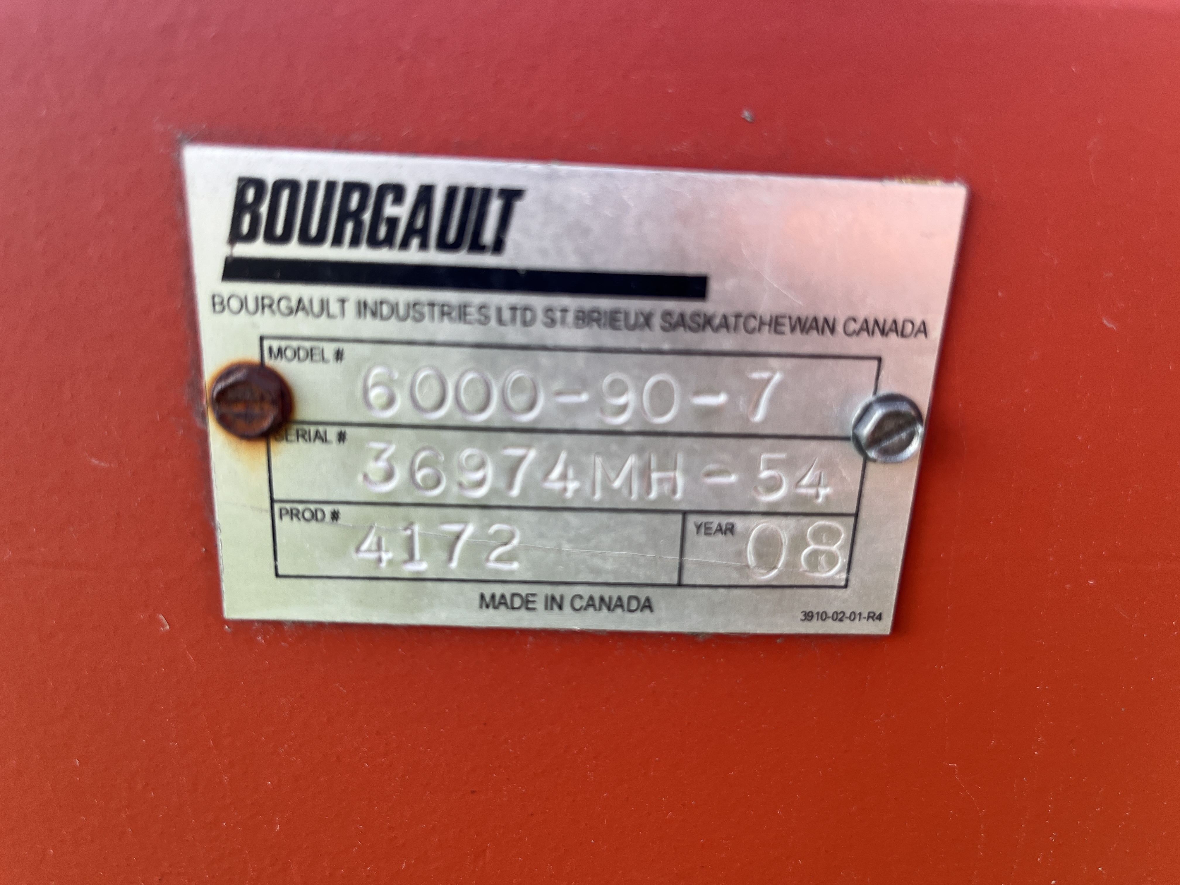2008 Bourgault 6000 Harrow